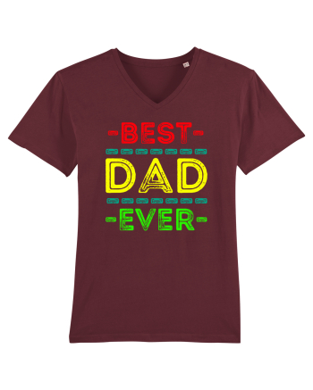Best Dad Ever Burgundy