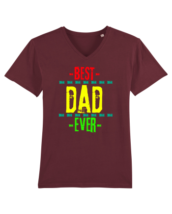 Best Dad Ever Burgundy