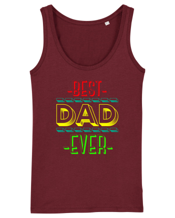 Best Dad Ever Burgundy