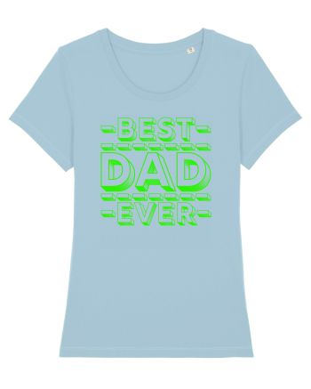 Best Dad Ever Sky Blue