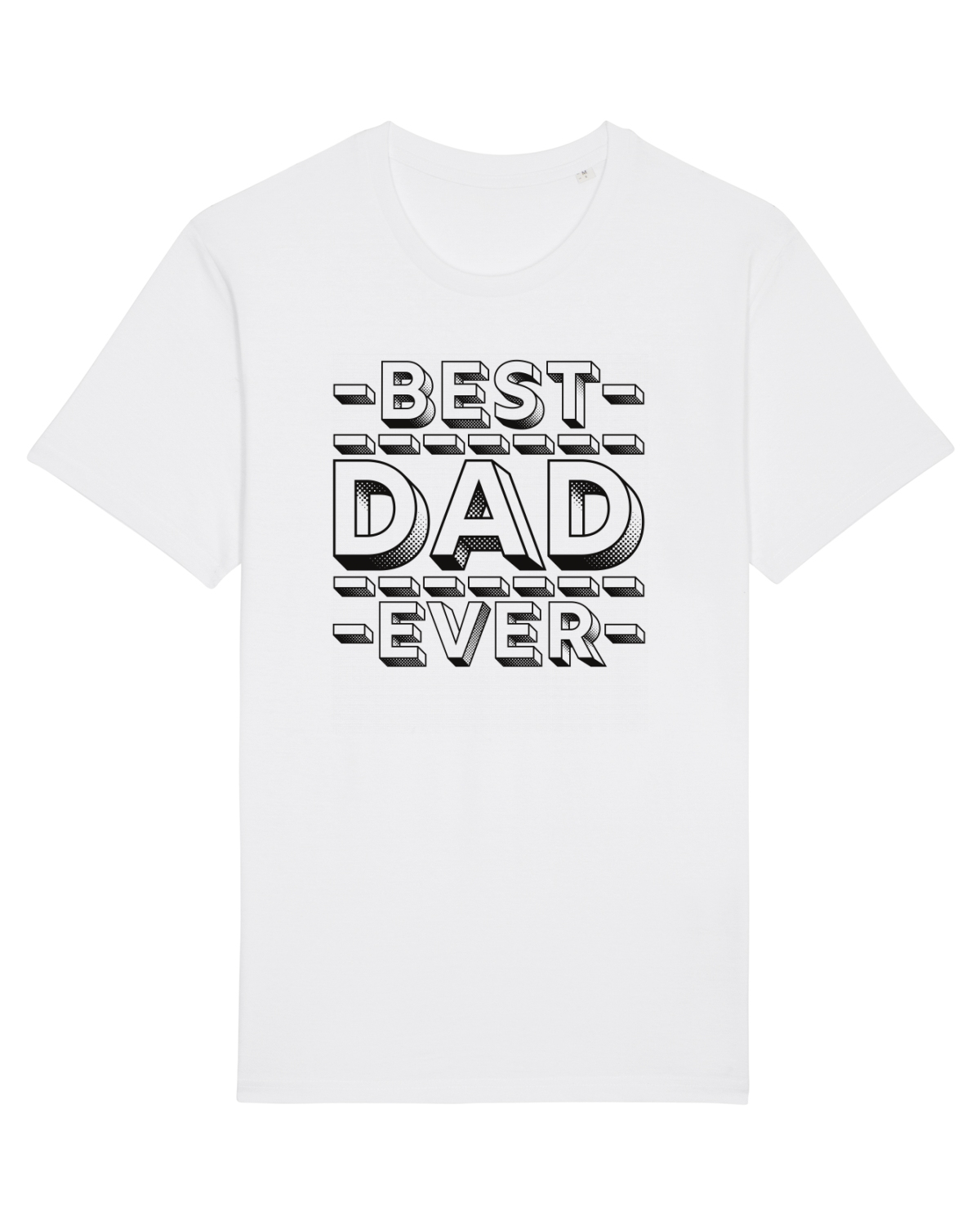 Tricou mânecă scurtă Unisex Rocker White