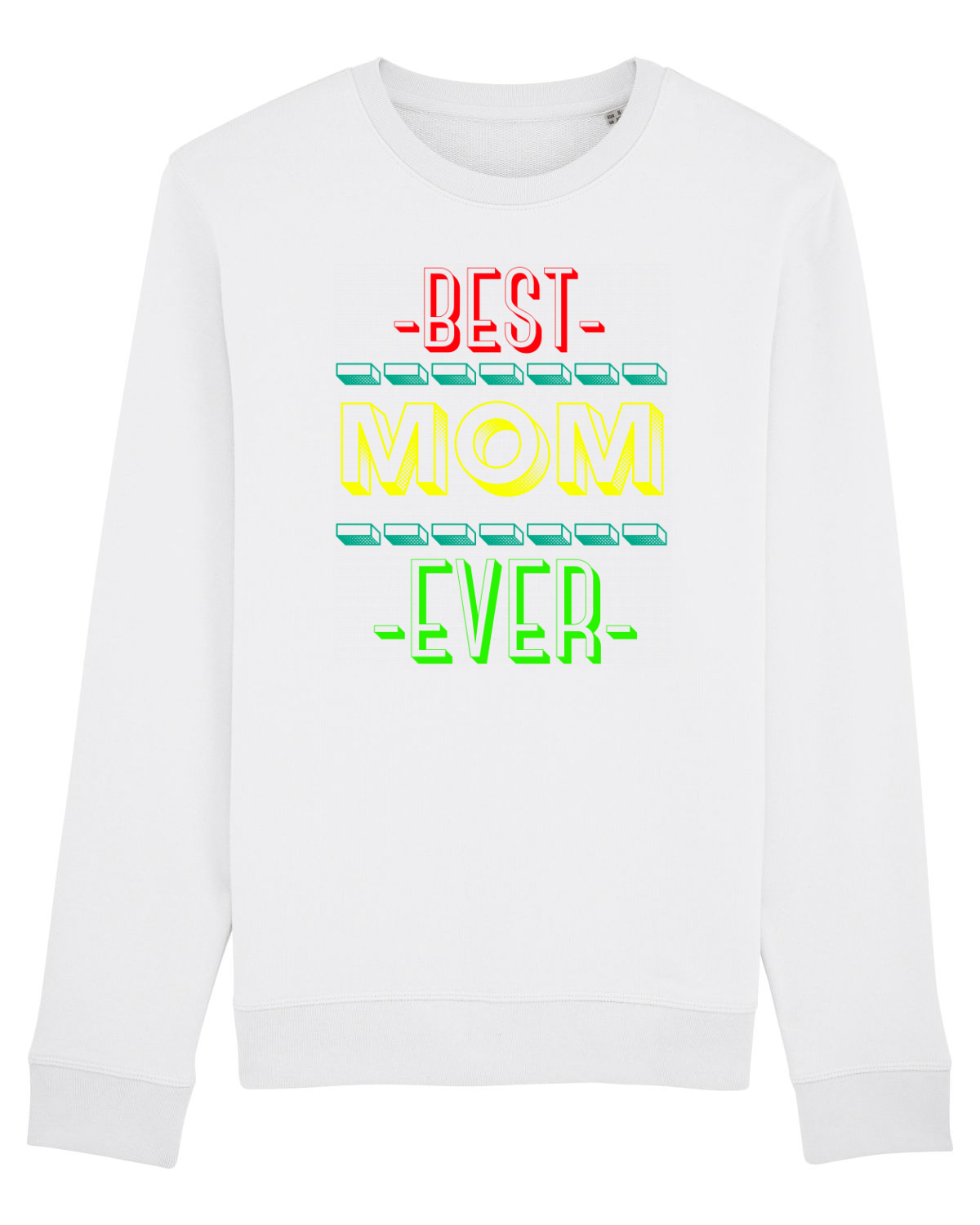Bluză mânecă lungă Unisex Rise White