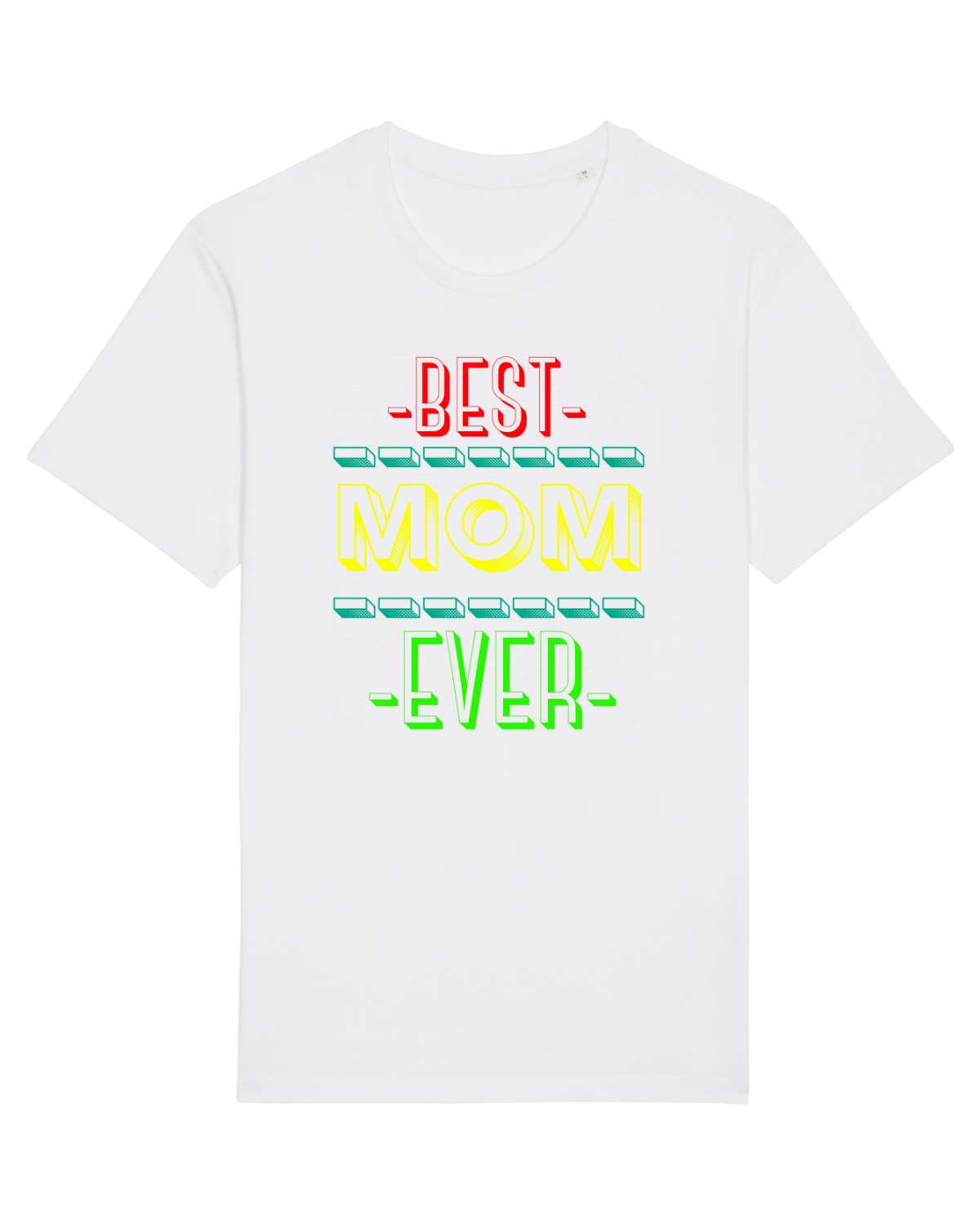 Tricou mânecă scurtă Unisex Rocker White