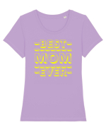 Best Mom Ever Tricou mânecă scurtă guler larg fitted Damă Expresser