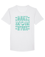 Best Mom Ever Tricou mânecă scurtă guler larg Bărbat Skater
