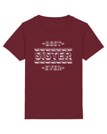 Best Sister Ever Burgundy