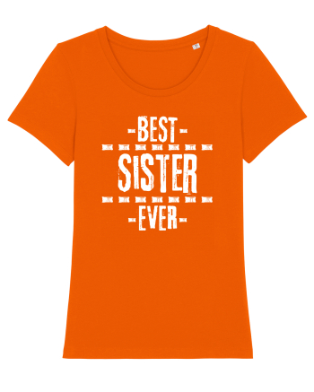 Best Sister Ever Bright Orange