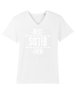 Best Sister Ever Tricou mânecă scurtă guler V Bărbat Presenter