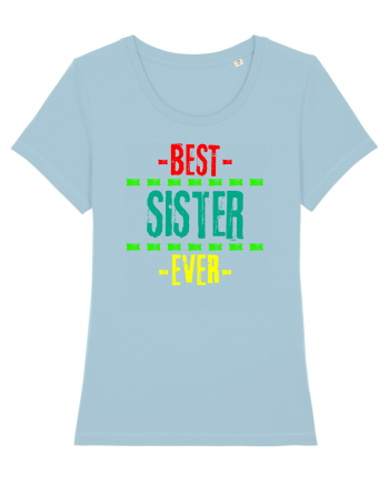 Best Sister Ever Sky Blue