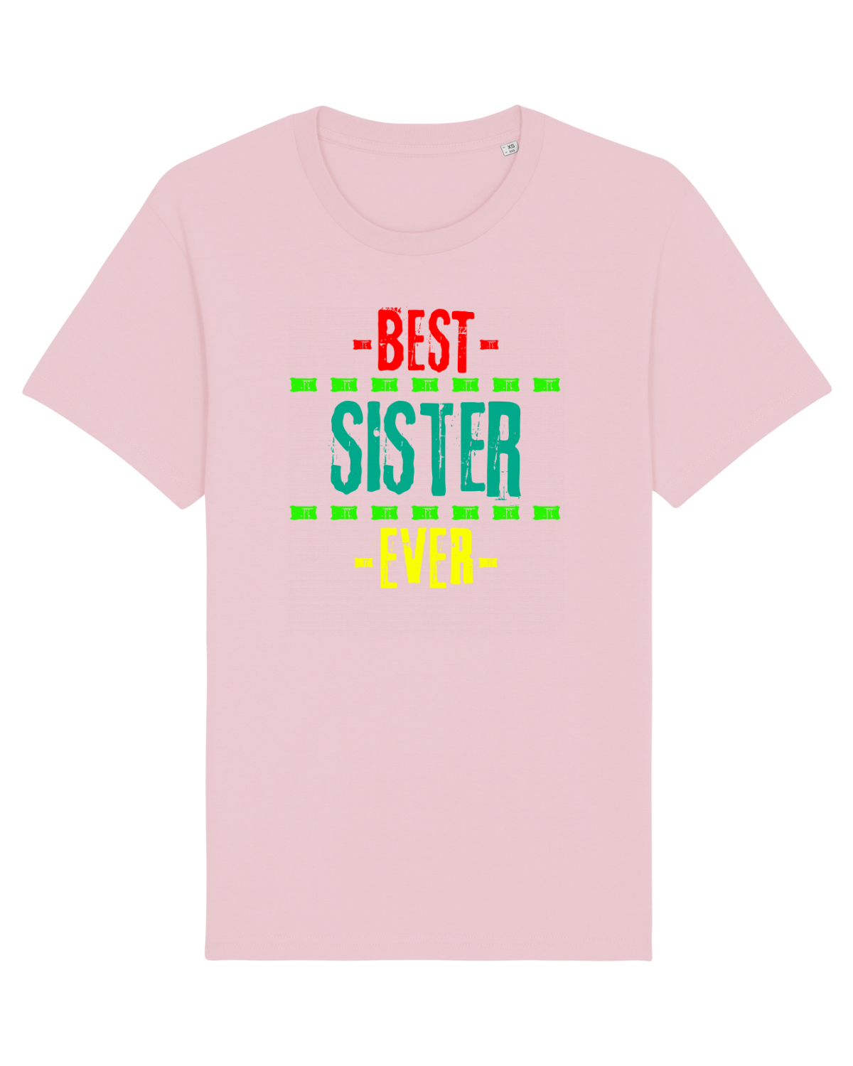 Tricou mânecă scurtă Unisex Rocker Cotton Pink