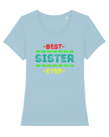 Best Sister Ever Sky Blue