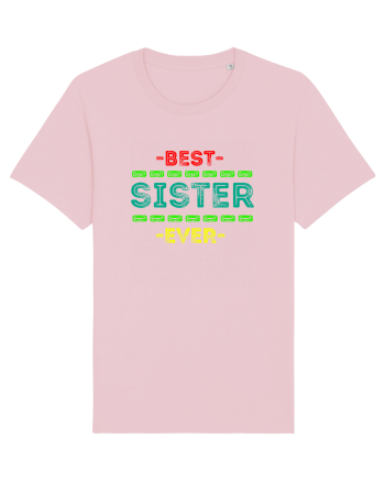 Best Sister Ever Cotton Pink