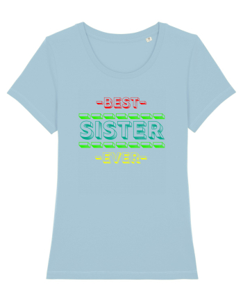 Best Sister Ever Sky Blue