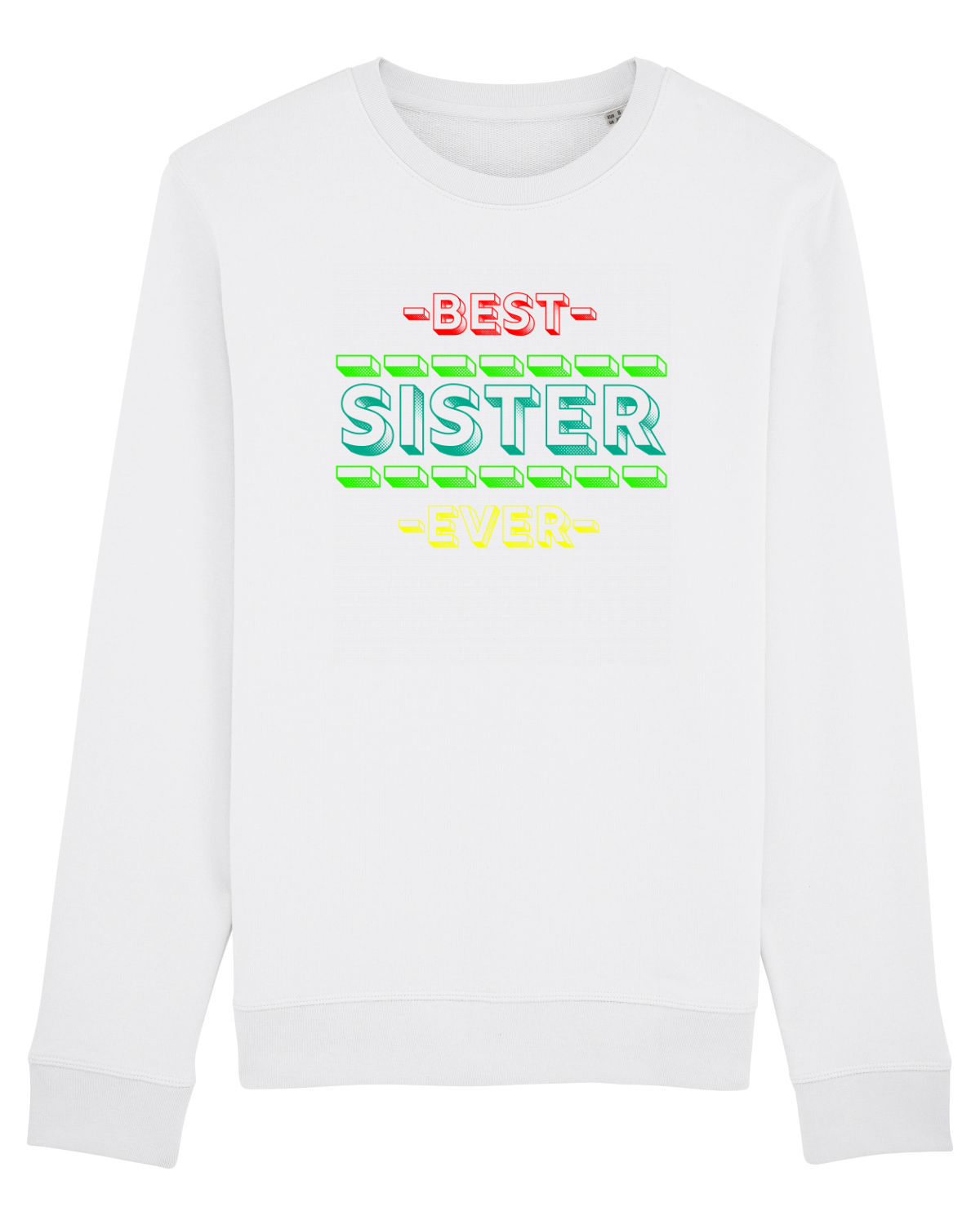 Bluză mânecă lungă Unisex Rise White