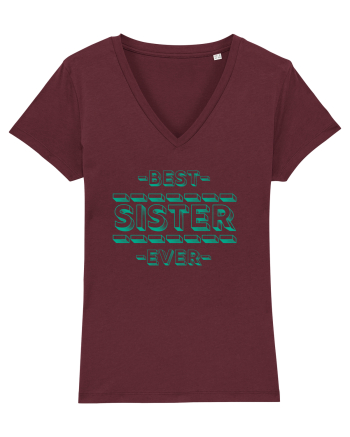 Best Sister Ever Burgundy