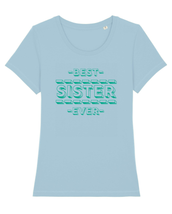 Best Sister Ever Sky Blue