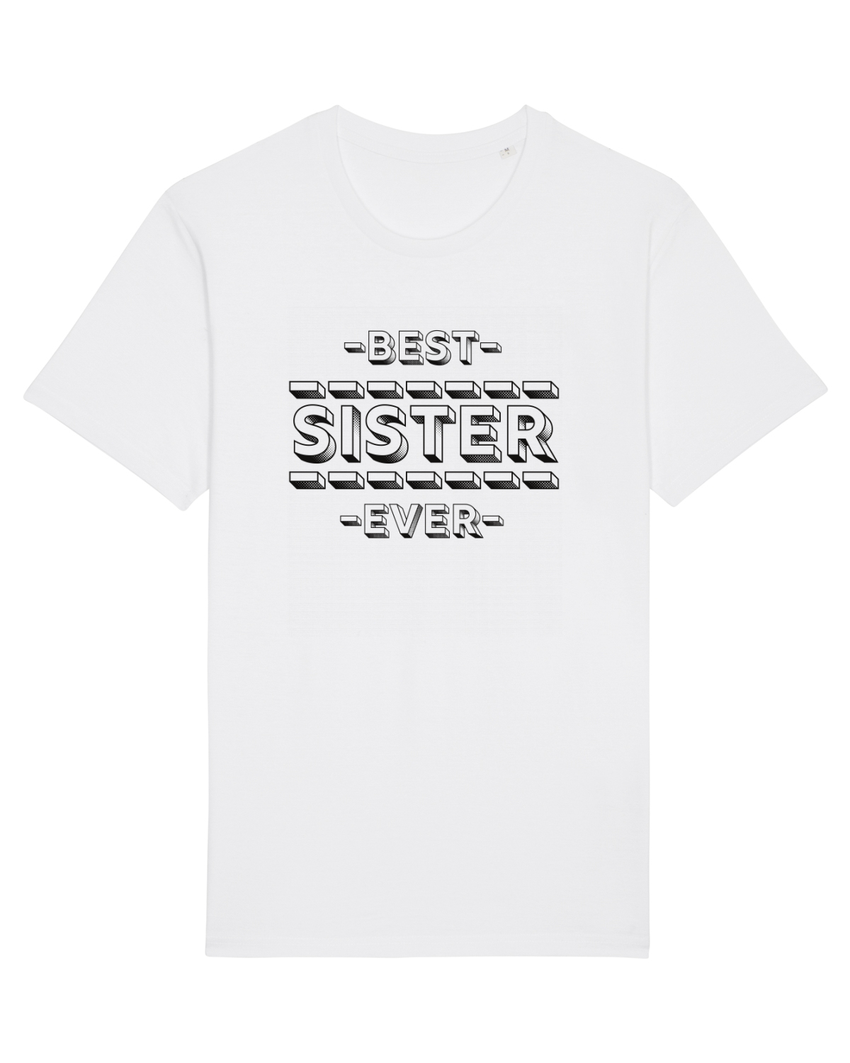 Tricou mânecă scurtă Unisex Rocker White