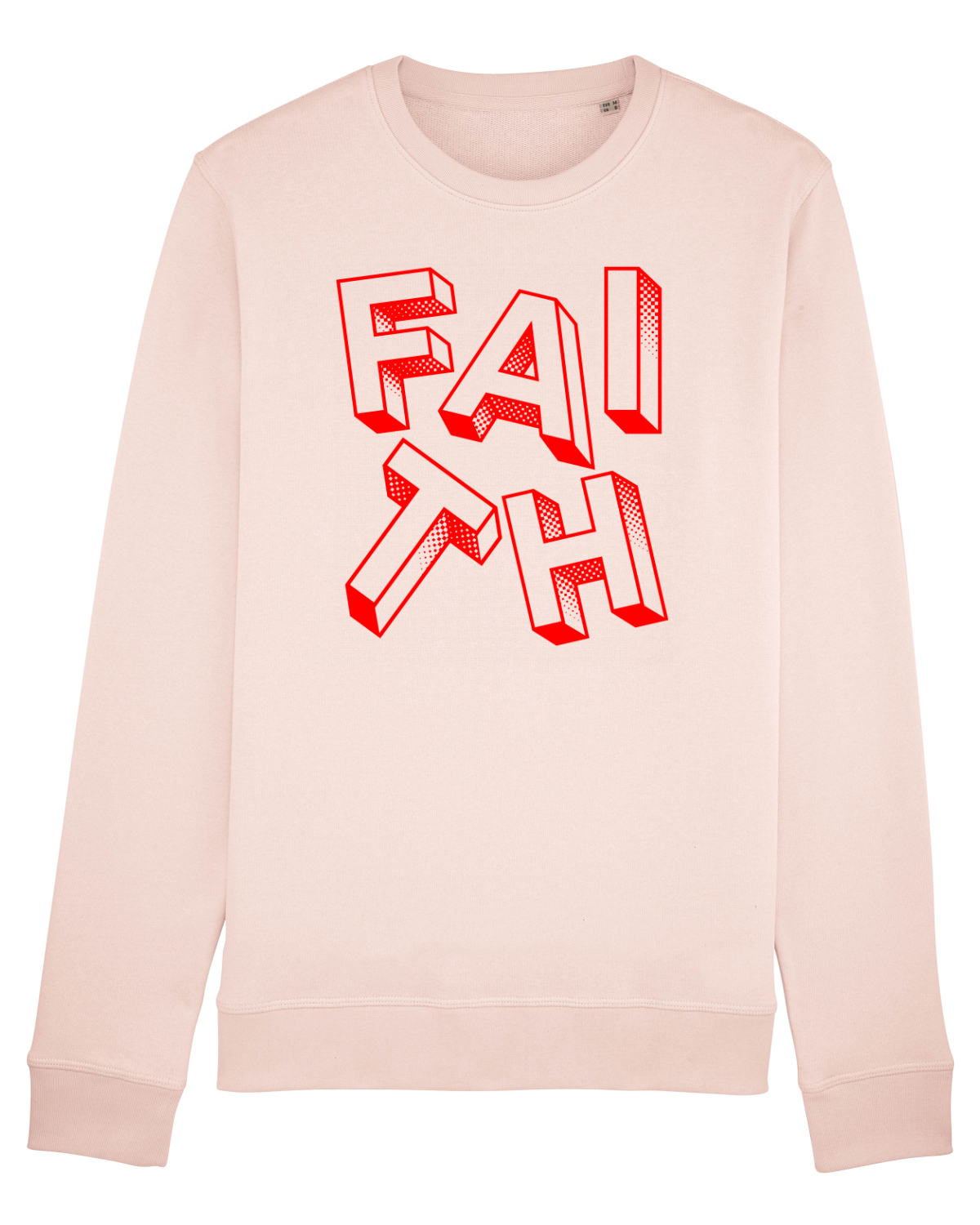 Bluză mânecă lungă Unisex Rise Candy Pink