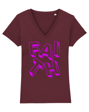 Faith Burgundy