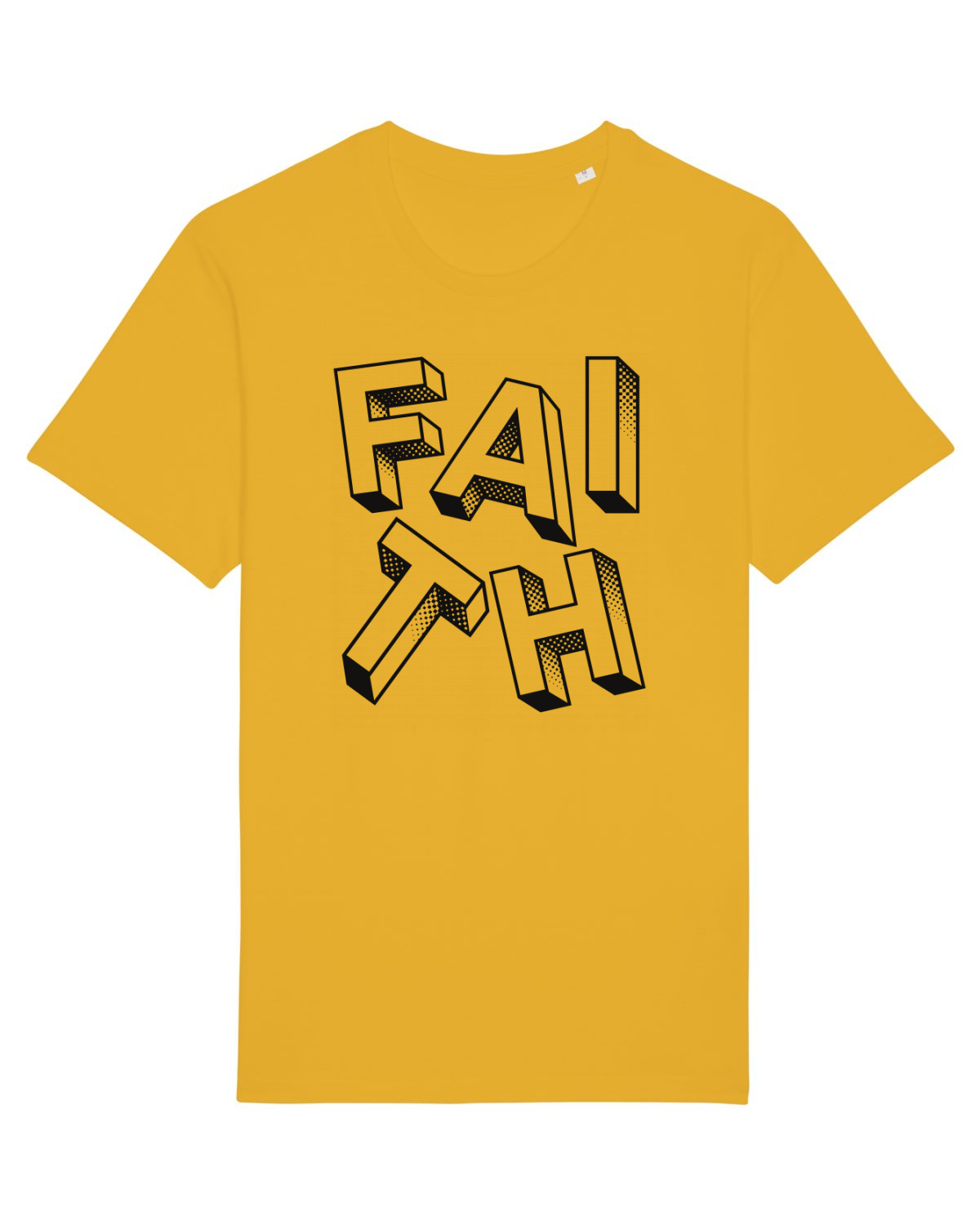 Tricou mânecă scurtă Unisex Rocker Spectra Yellow