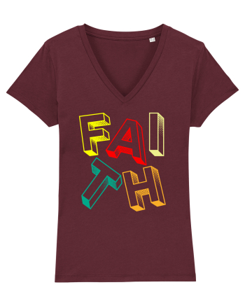 Faith Burgundy