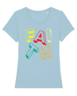 Faith Tricou mânecă scurtă guler larg fitted Damă Expresser