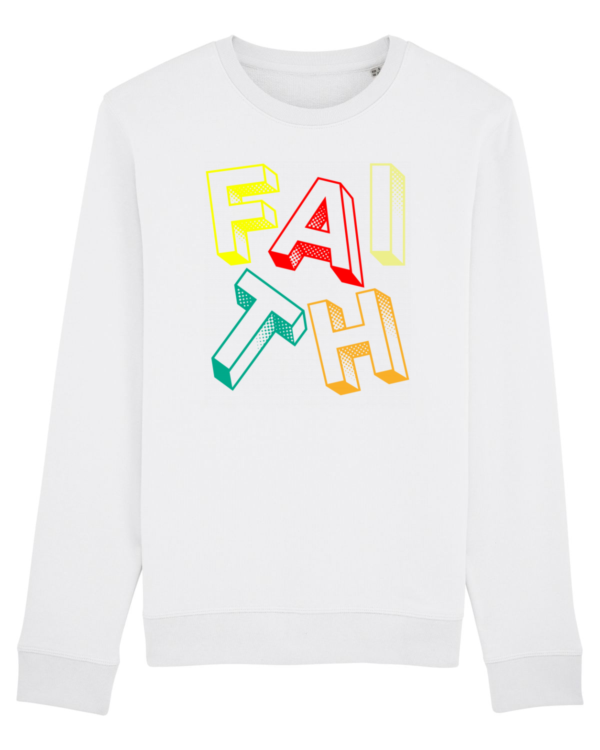 Bluză mânecă lungă Unisex Rise White