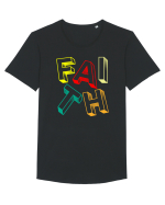 Faith Tricou mânecă scurtă guler larg Bărbat Skater