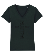 Faith Tricou mânecă scurtă guler V Damă Evoker