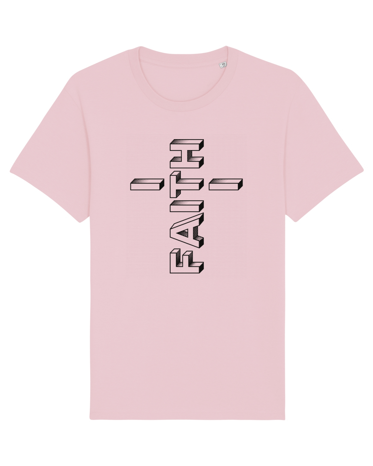 Tricou mânecă scurtă Unisex Rocker Cotton Pink