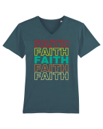 Faith Tricou mânecă scurtă guler V Bărbat Presenter