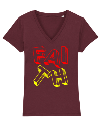 Faith Burgundy