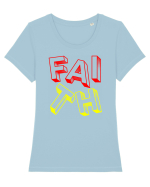 Faith Tricou mânecă scurtă guler larg fitted Damă Expresser
