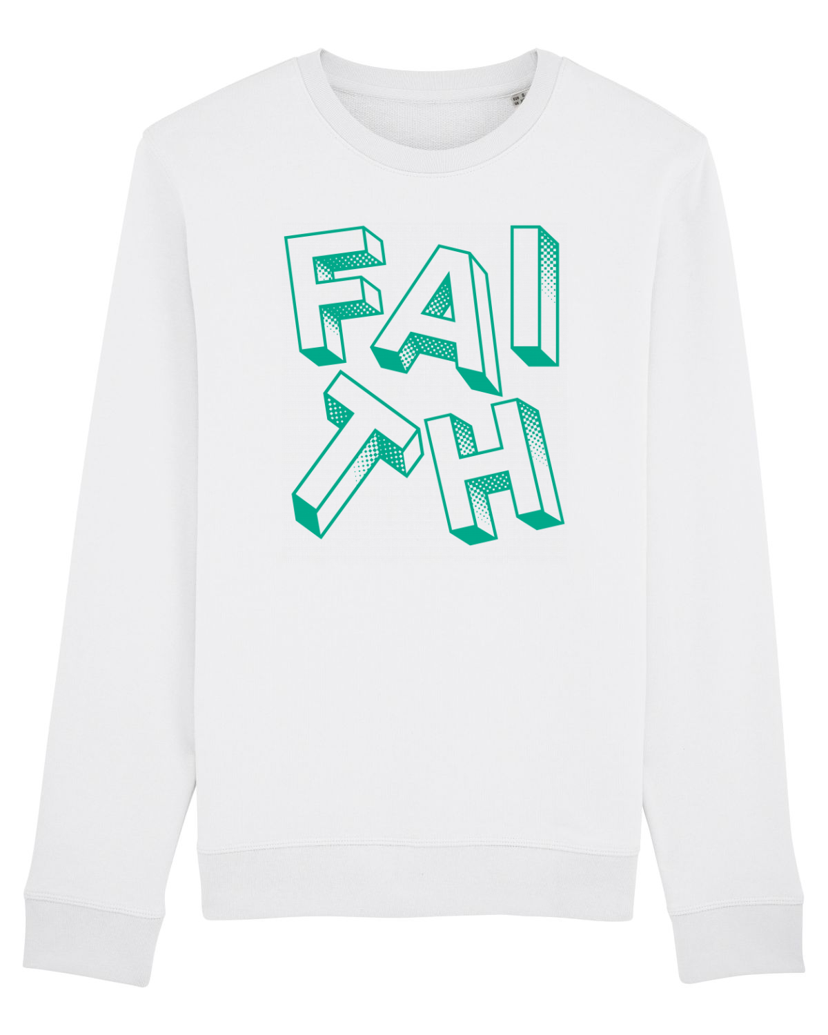 Bluză mânecă lungă Unisex Rise White