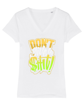 Don't give a shit! White