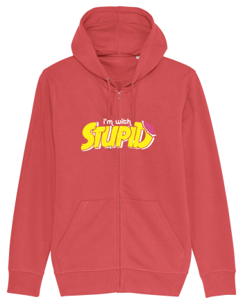 I'm with stupid Carmine Red