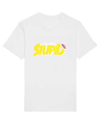 I'm with stupid White
