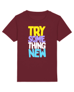 Try Something New Tricou mânecă scurtă  Copii Mini Creator