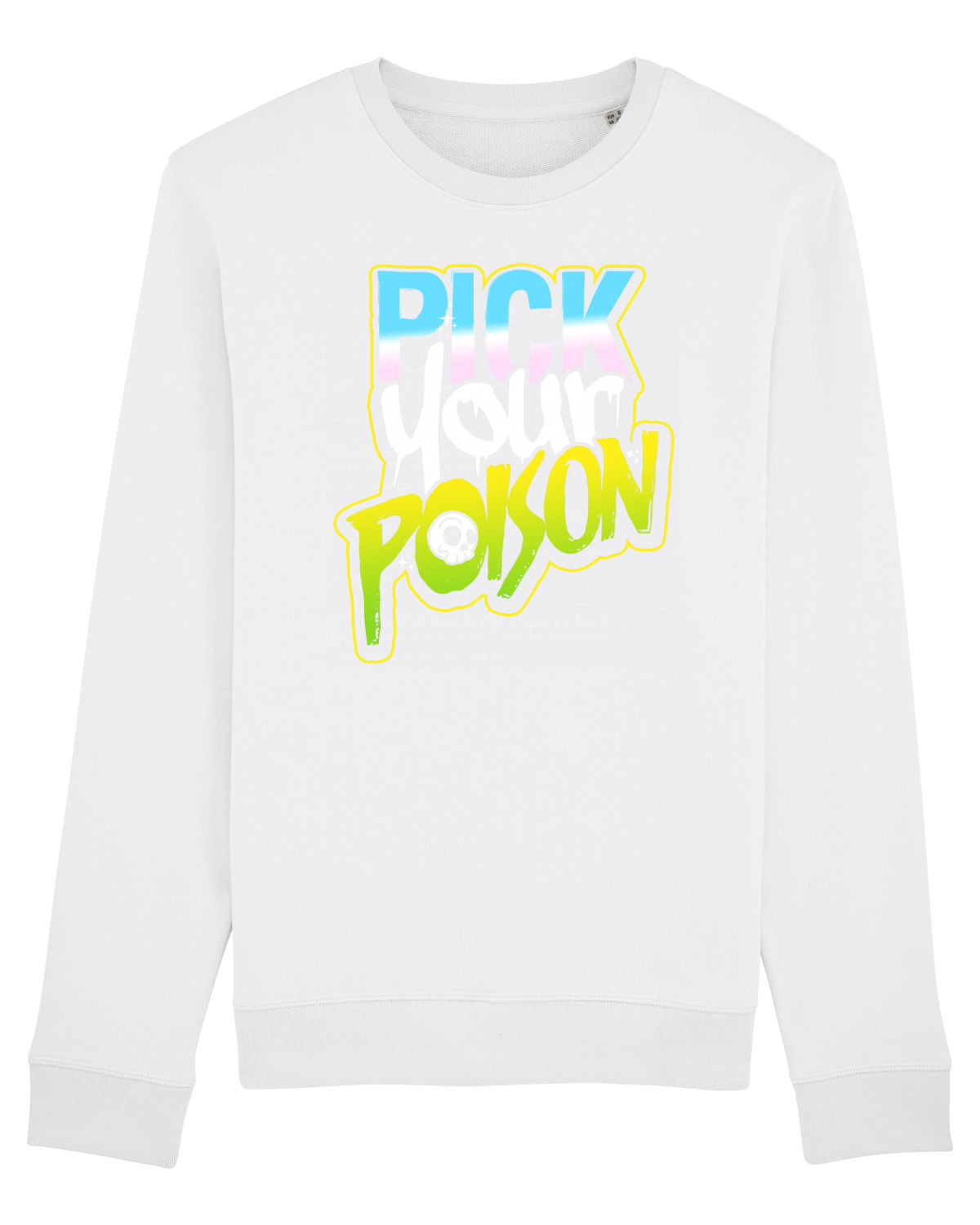 Bluză mânecă lungă Unisex Rise White