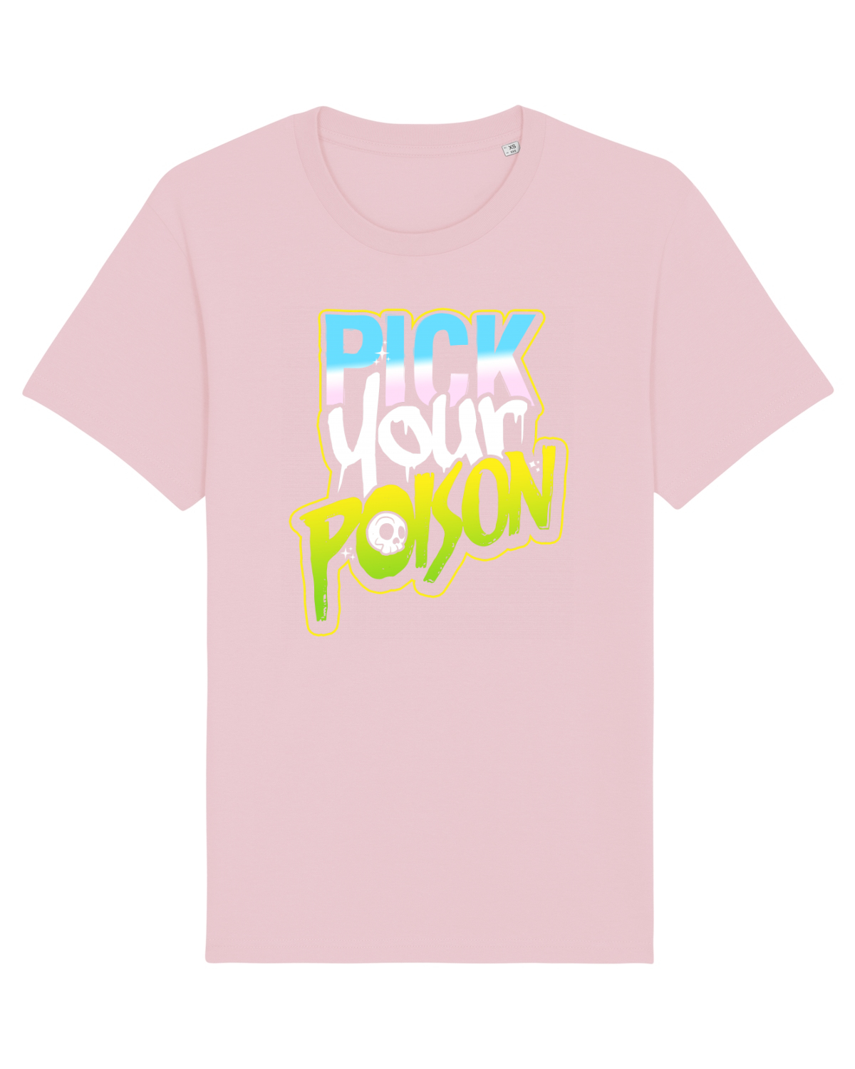 Tricou mânecă scurtă Unisex Rocker Cotton Pink