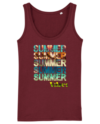 Summer Vibes  Burgundy