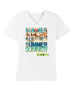 Summer Vibes  Tricou mânecă scurtă guler V Bărbat Presenter