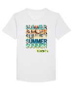 Summer Vibes  Tricou mânecă scurtă guler larg Bărbat Skater