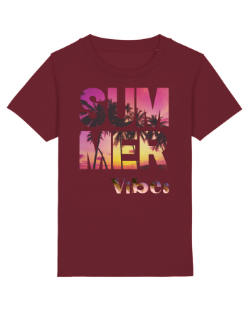 Summer Vibes  Burgundy