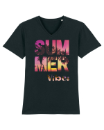 Summer Vibes  Tricou mânecă scurtă guler V Bărbat Presenter