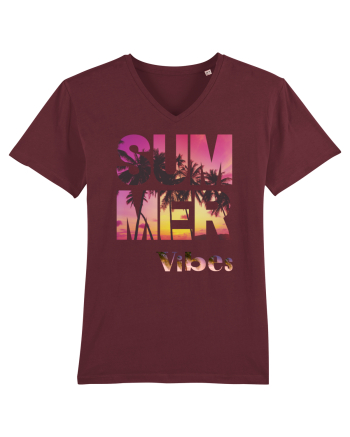 Summer Vibes  Burgundy