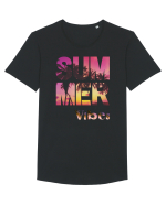 Summer Vibes  Tricou mânecă scurtă guler larg Bărbat Skater
