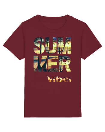 Summer Vibes  Burgundy