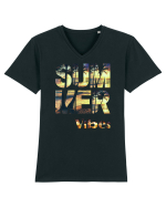 Summer Vibes  Tricou mânecă scurtă guler V Bărbat Presenter