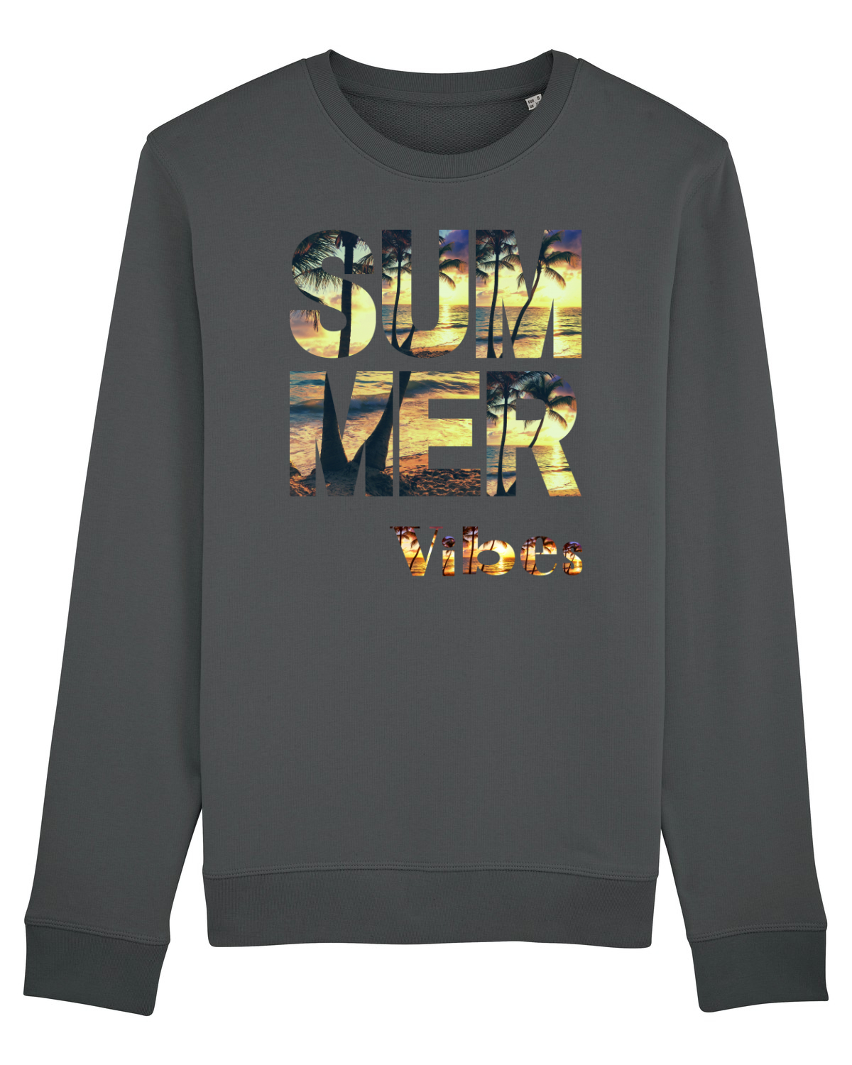 Bluză mânecă lungă Unisex Rise Anthracite